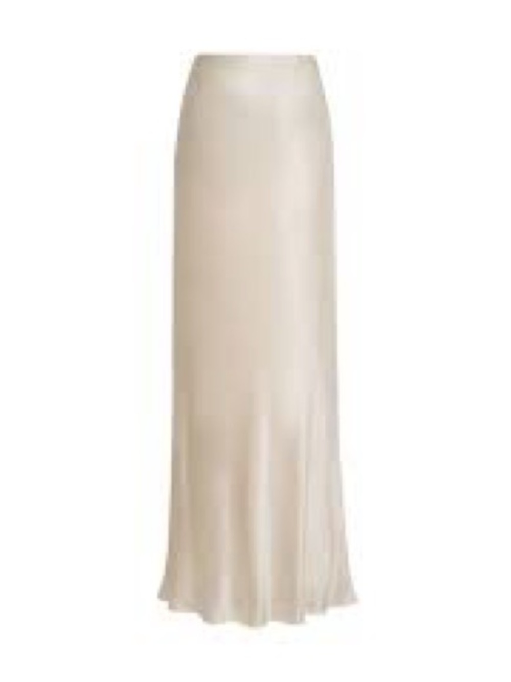 Rumored Cream Archive Bias Maxi Skirt